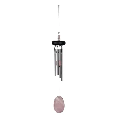 Woodstock Precious Stones Chime Rose Quartz