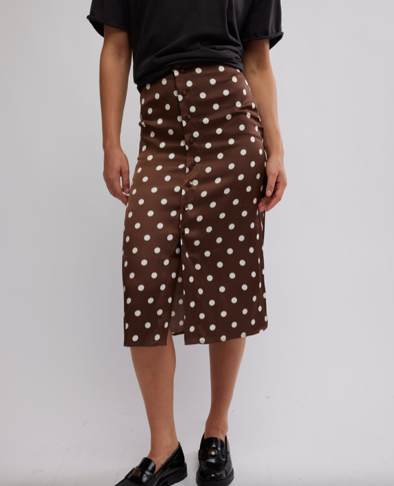 Free People Analise Printed Pinecone Polka Dot
