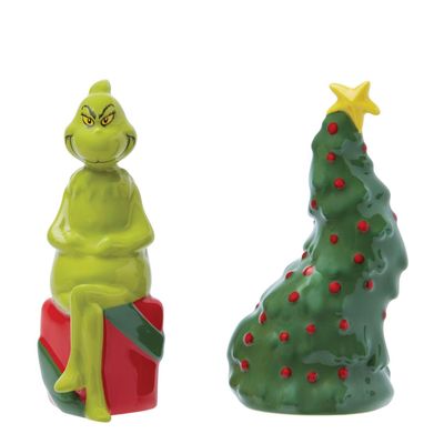 The Grinch &amp; Presents Salt &amp; Pepper Shakers