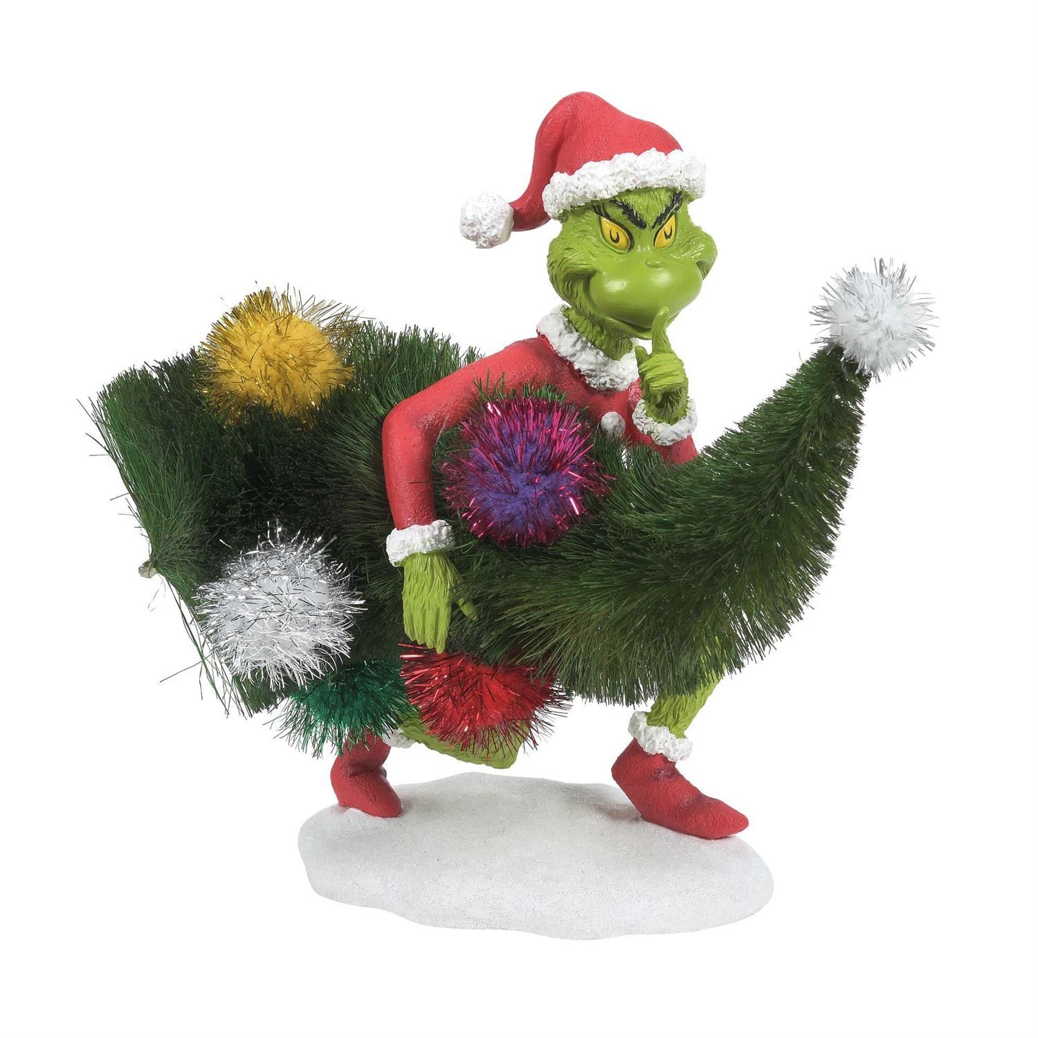 The Grinch Stealing Tree Figurine