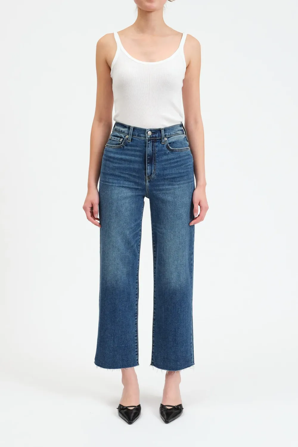 DAZE Pleaser High Rise Wide Leg Ankle Uptown