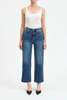 DAZE Pleaser High Rise Wide Leg Ankle Uptown