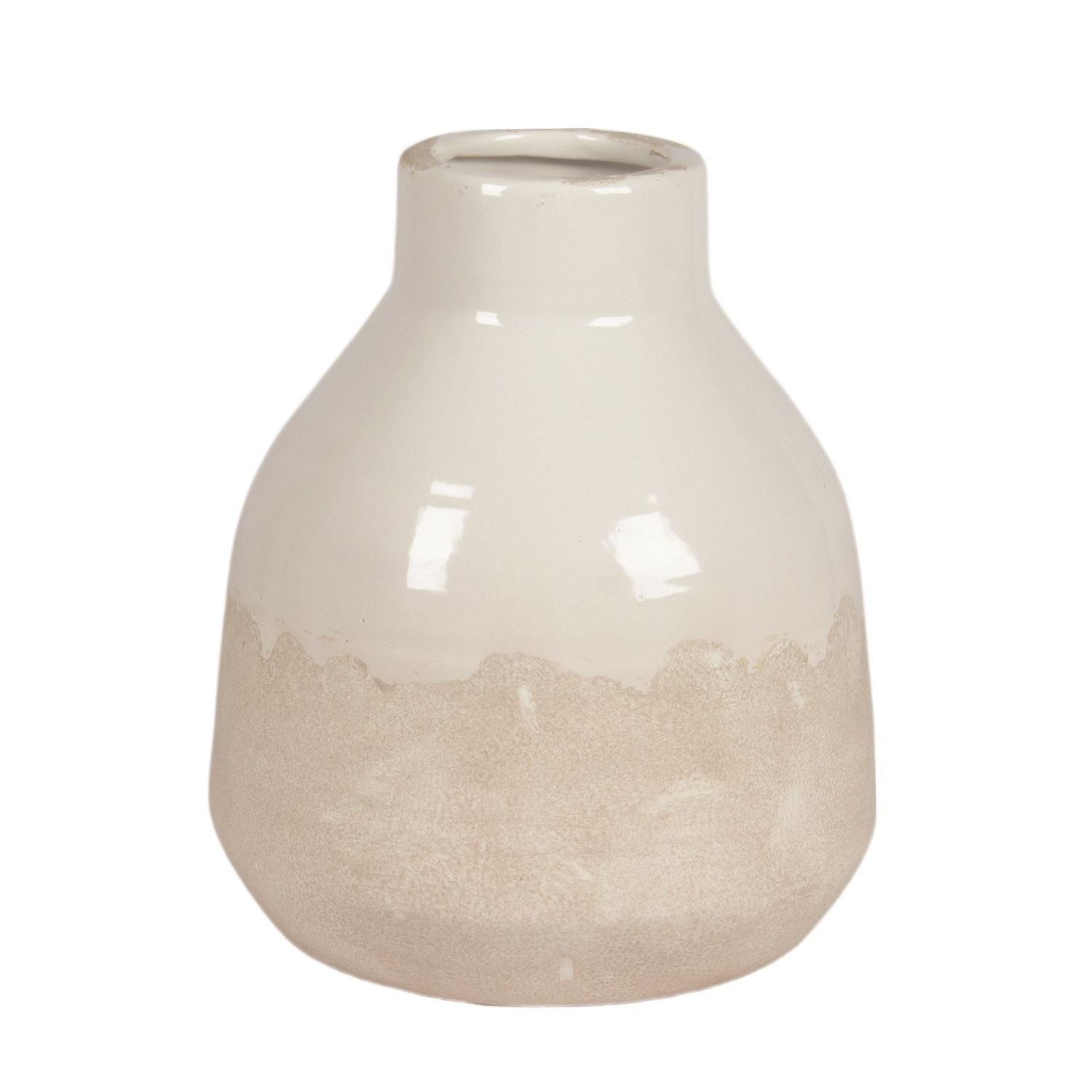 Nutcracker Designs White/Stone Vase