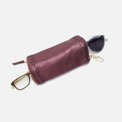HOBO Spark Double Eyeglass Case Frosted Plum