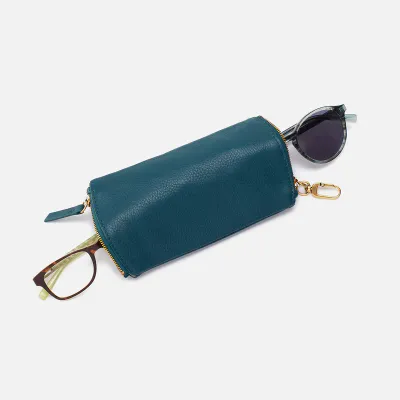 HOBO Spark Double Eyeglass Case Midnight Teal