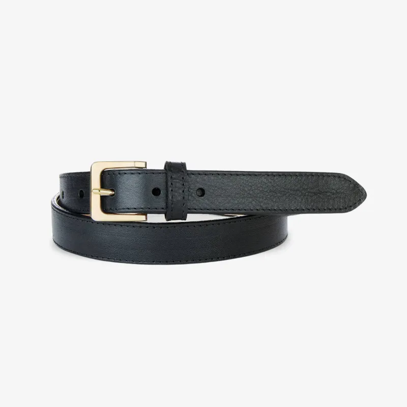 Brave Millie Belt Black Vachetta Gold