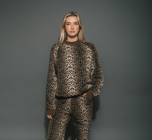 Brunette the Label The Perfect Crew Leopard