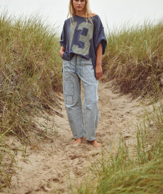Free People Graphic Camden Navy Combo 13