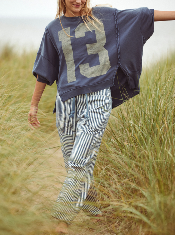 Free People Graphic Camden Navy Combo 13