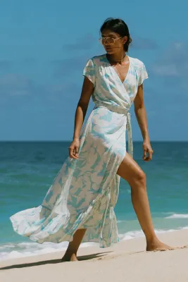 XIX Palms x Tribal Molokai Wrap Maxi Dress