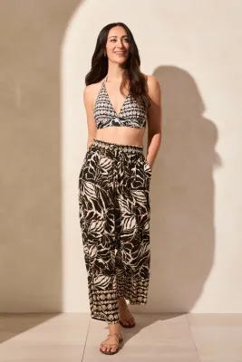 Tribal SandDune Pull On Ankle Pant Coverup