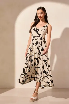 Tribal Safari High Low Dress