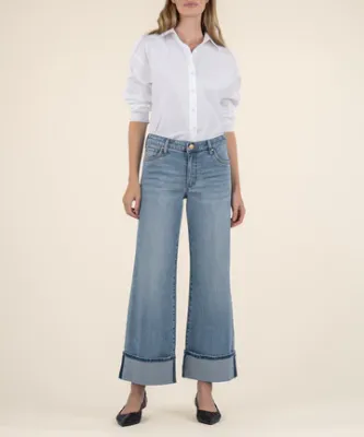 Kut From The Kloth Meg Roll Up Regular Hem Charming