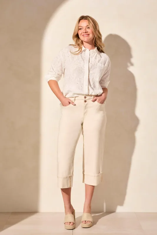 Tribal Brooke Girlfriend Wide Leg Jean Cuffs
