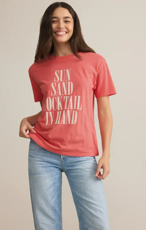Z Supply Sun &amp; Sand Boyfriend Tee