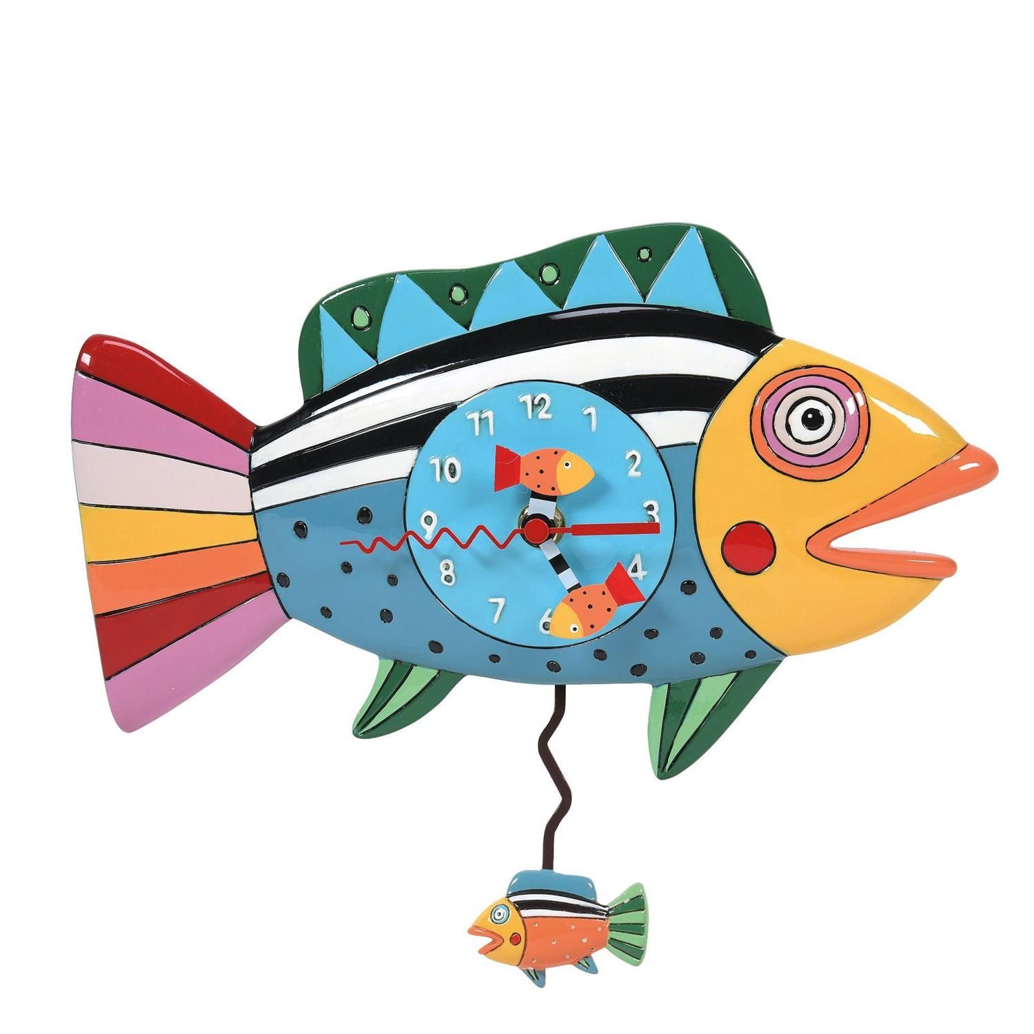 Allen Rainbow Fish Clock