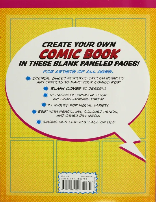Peter Pauper Blank Comic Book