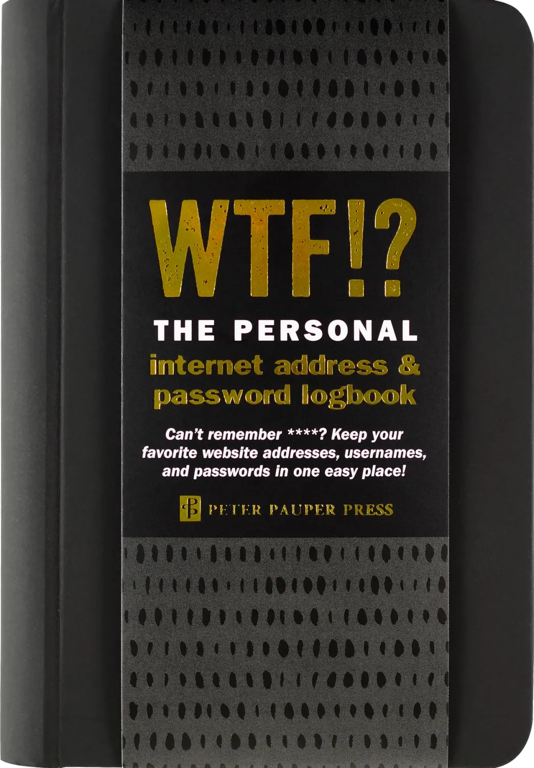 Peter Pauper Internet Address &amp; Password Logbook WTF