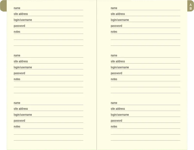 Peter Pauper Internet Log Book WTF