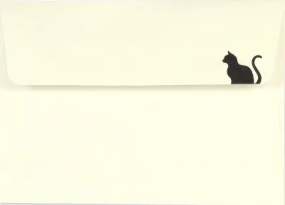Peter Pauper Note Card Black Cat