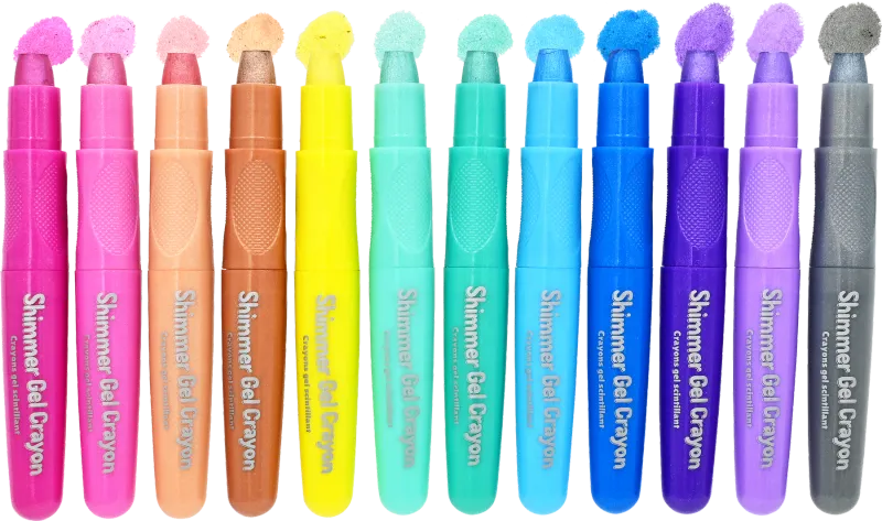 Peter Pauper Shimmer Gel Crayons