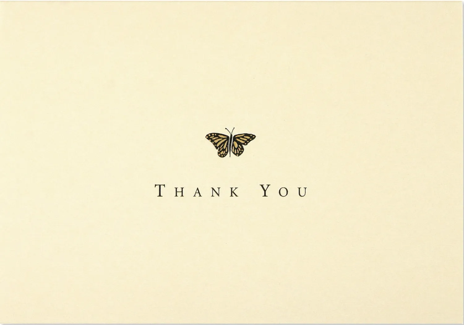 Peter Pauper TY Note Card Gold Butterfly