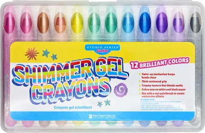 Peter Pauper Shimmer Gel Crayons
