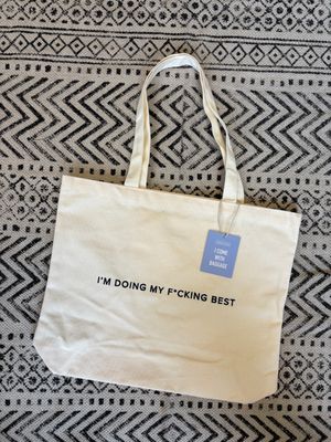 Classy Cards Doing My Best Tote Bag