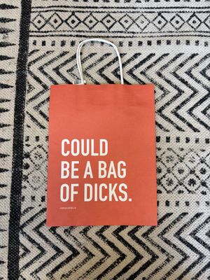 Classy Cards Gift Bag Bag of Dicks
