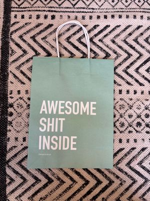 Classy Cards Gift Bag Awesome Shit Inside