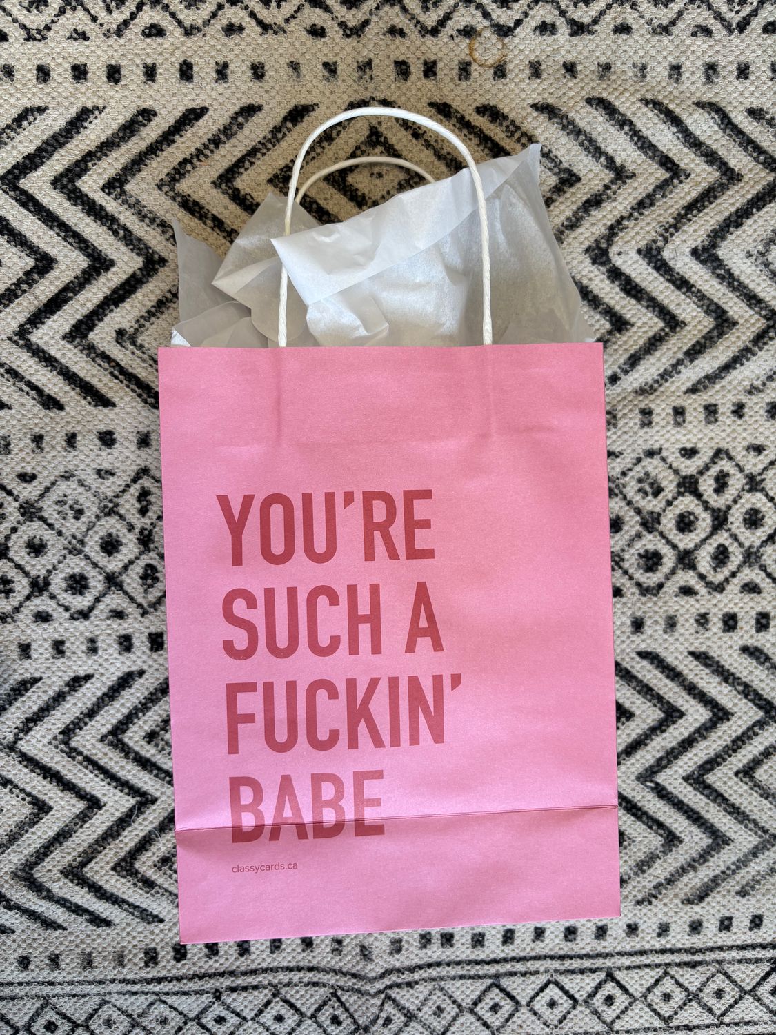 Classy Cards Gift Bag Fuckin&#39; Babe