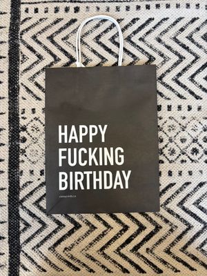 Classy Cards Gift Bag Happy Fucking Birthday