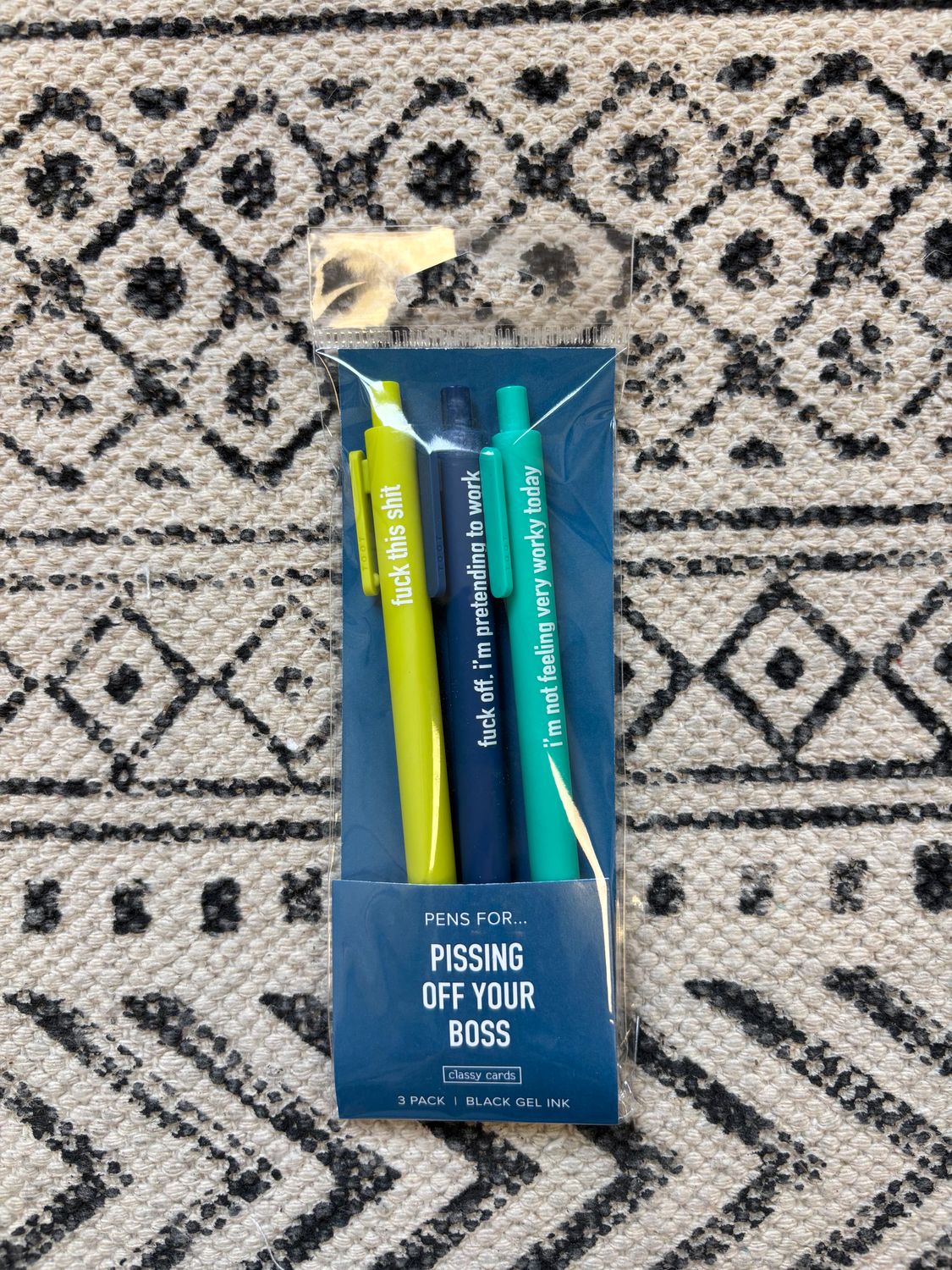 Classy Cards Pen Pissing Off Your Boss