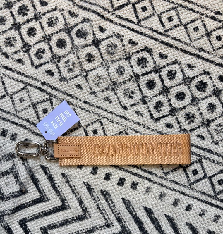 Classy Cards Calm Your Tits Wristlet Keychain
