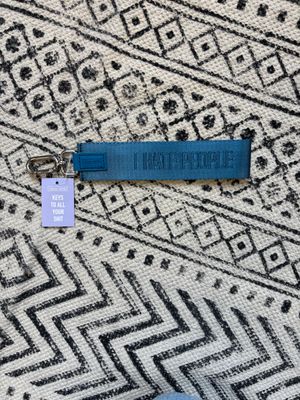 Classy Cards I Hate People Wristlet Keychain