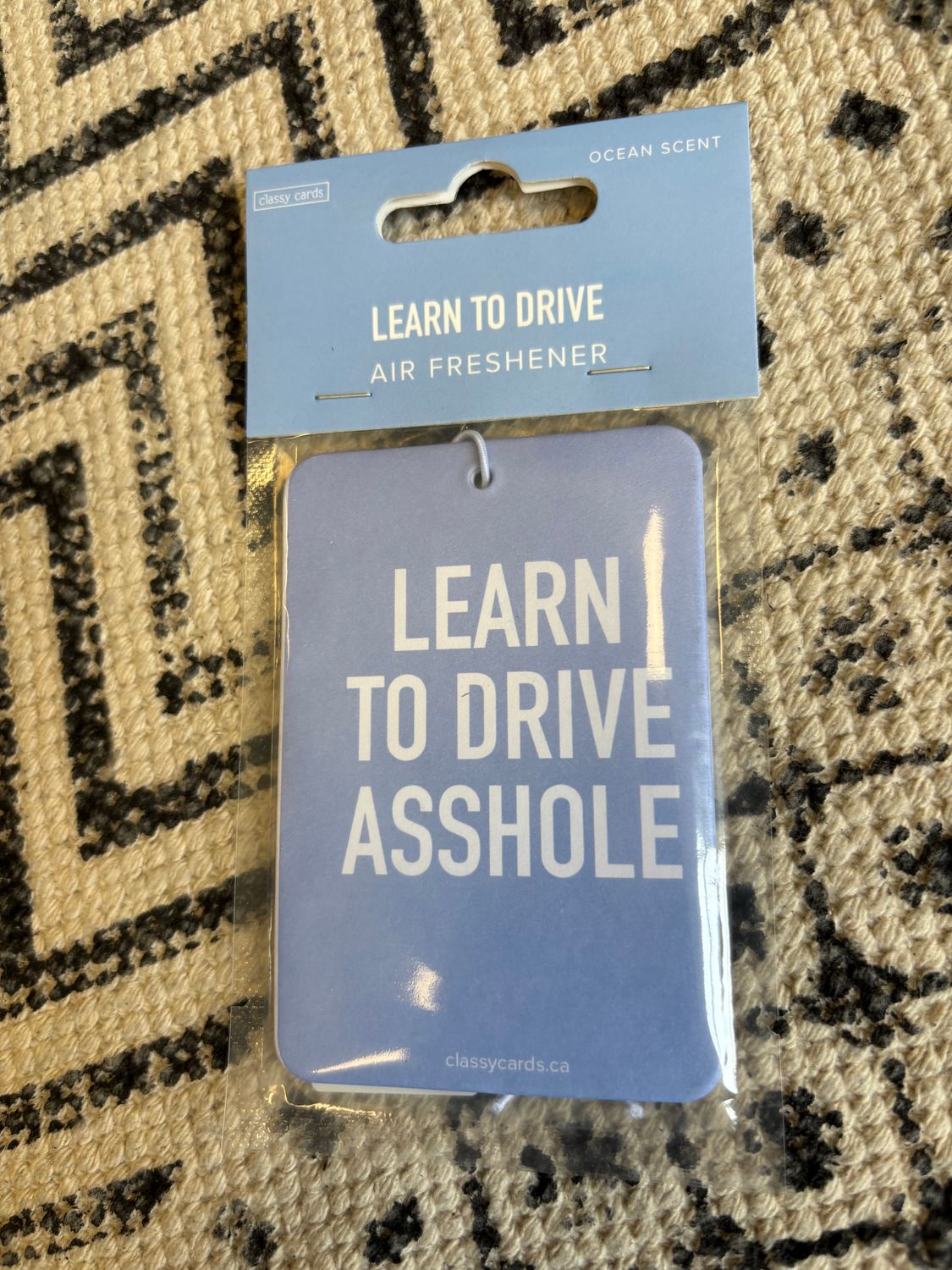Classy Cards Air Freshener Learn To Drive
