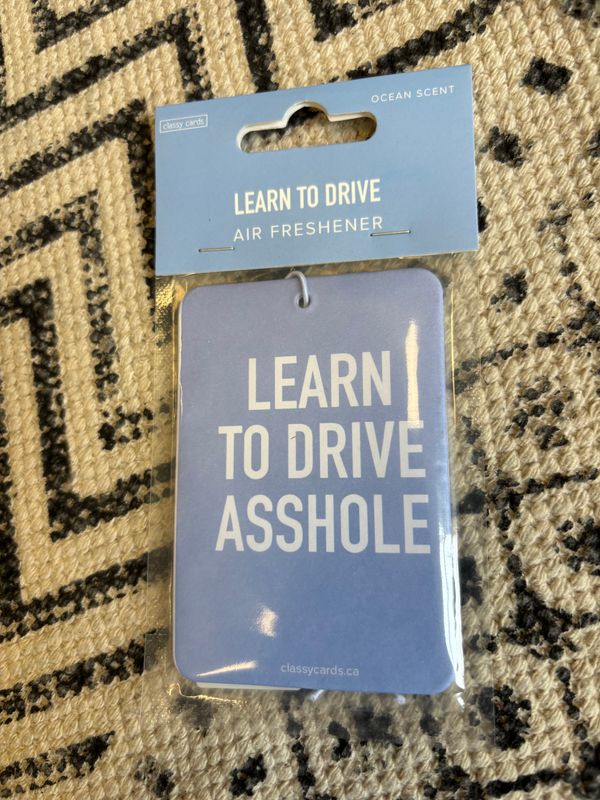 Classy Cards Air Freshener Learn To Drive