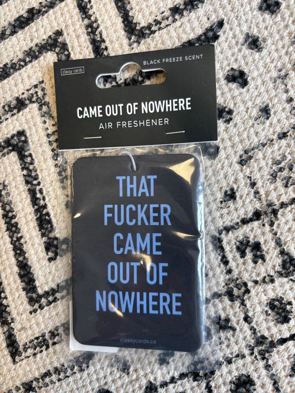 Classy Cards Air Freshener Nowhere 