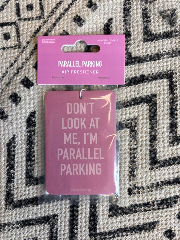 Classy Cards Air Freshener Parallel Parking