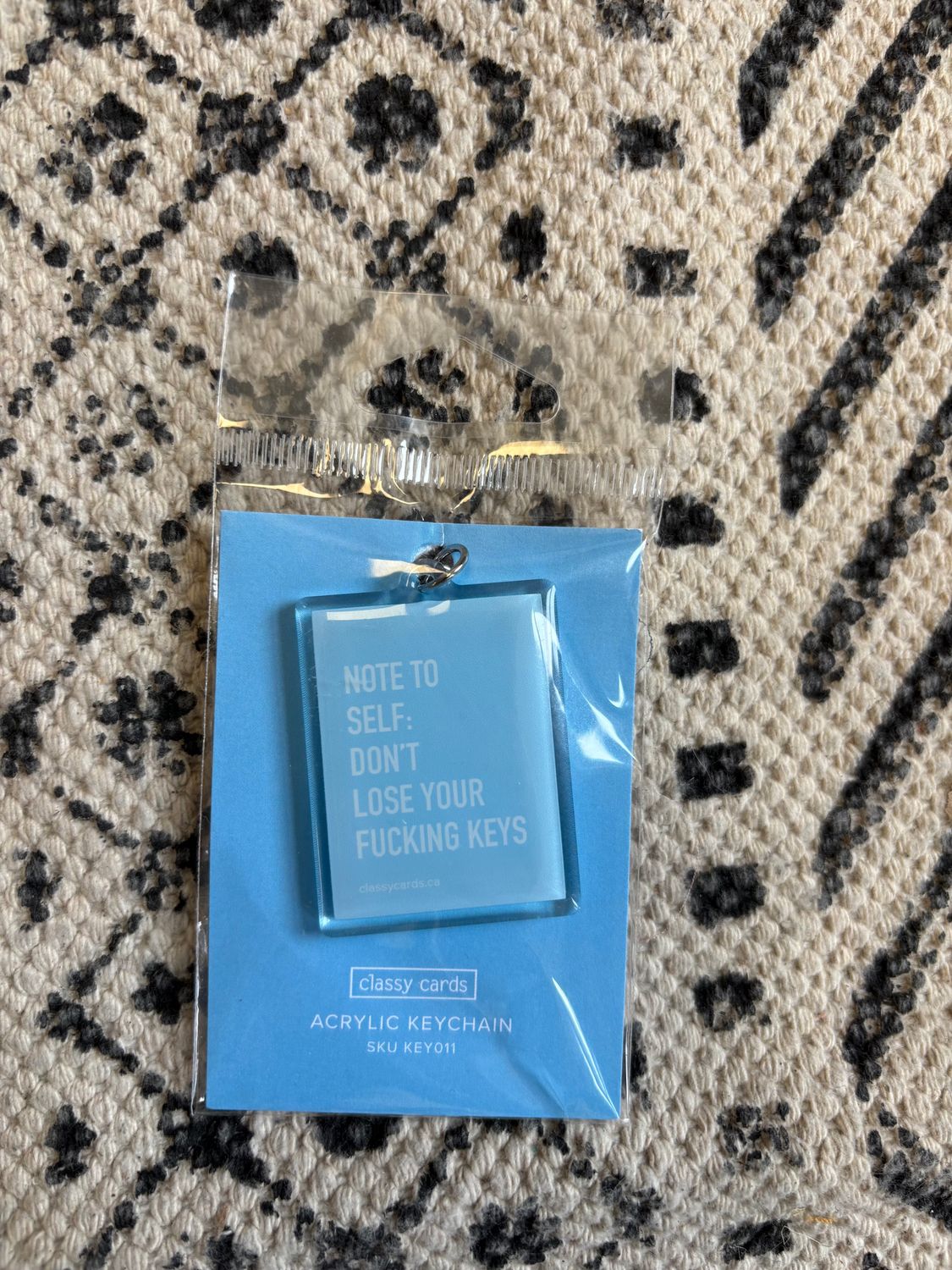 Classy Cards Keychain Lose Keys