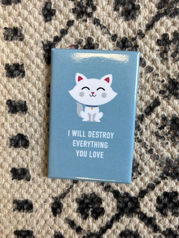 Classy Cards Magnet Cat Destroy