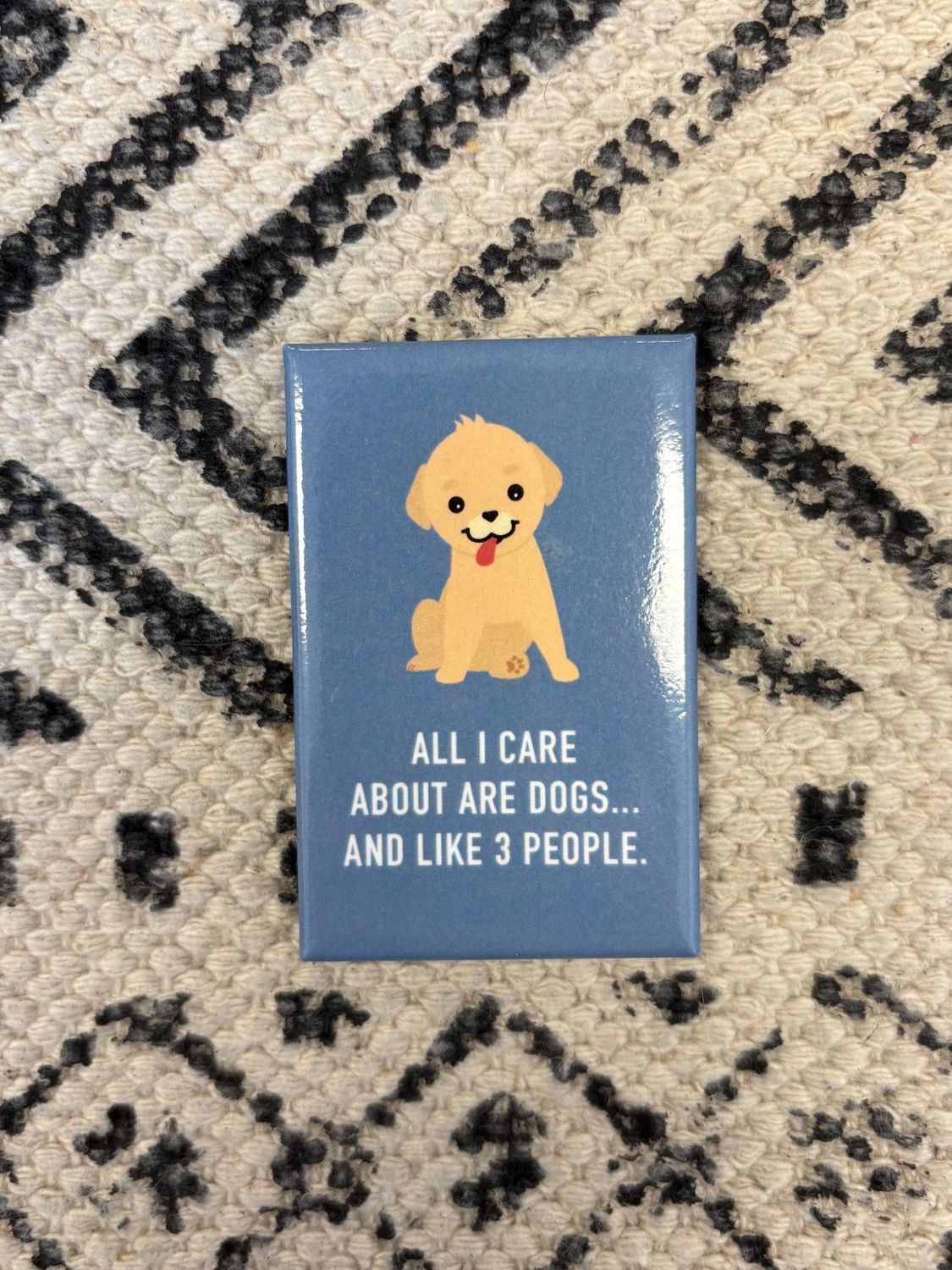 Classy Cards Magnet Care About Dogs