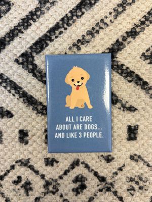Classy Cards Magnet Care About Dogs