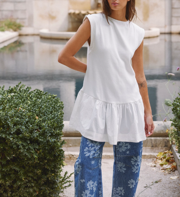 Free People Enya Mini Bright White