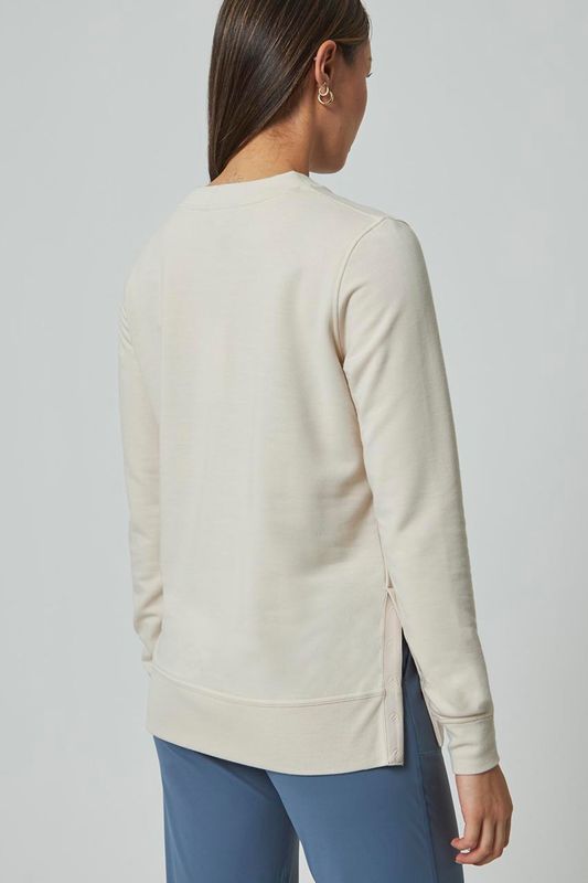 MPG Serene Brushed Side Slit Pullover