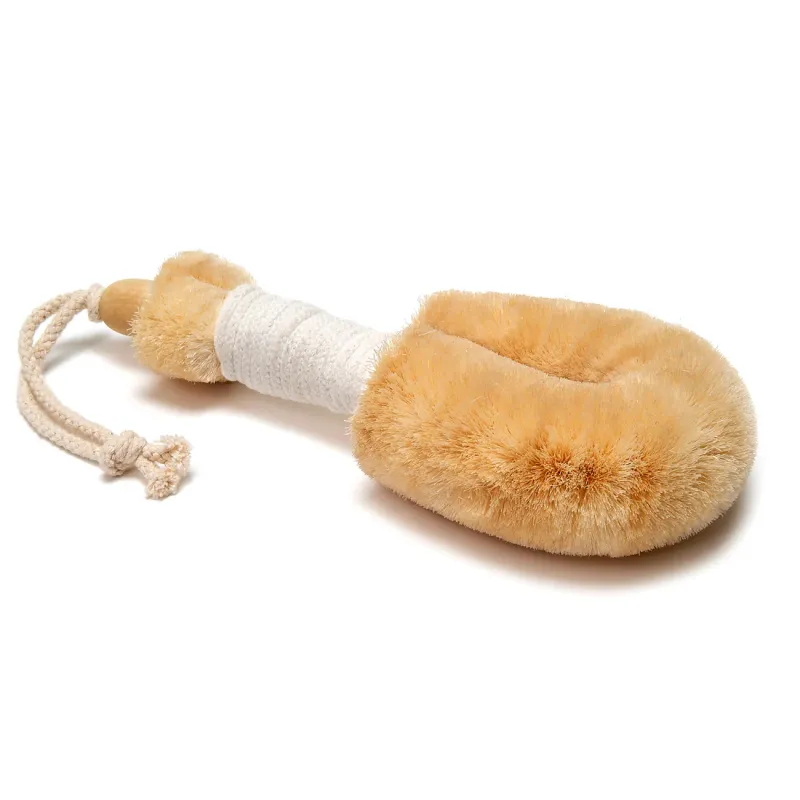 Merben Sisal Body Brush w/ White Handle