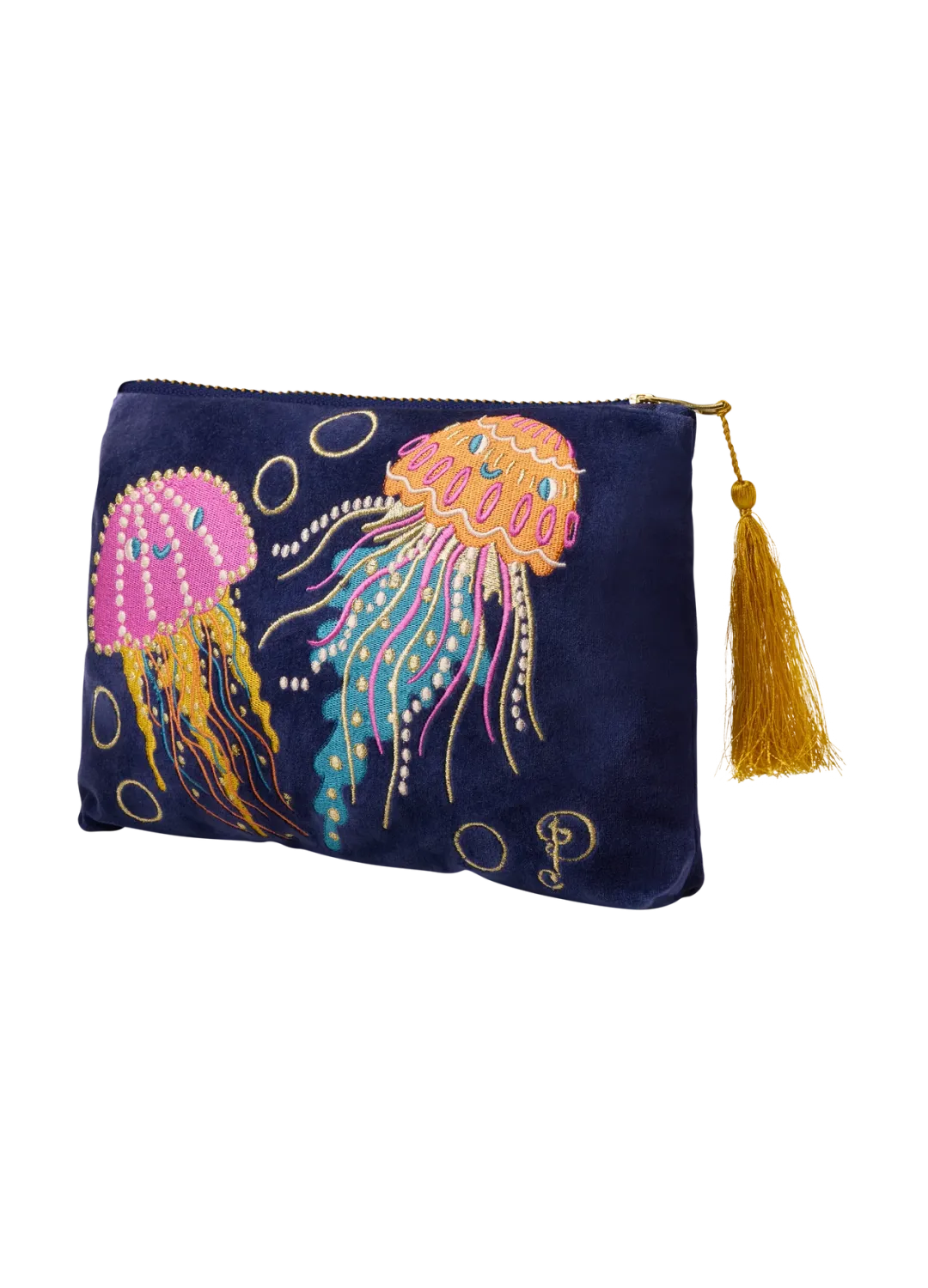Powder Zip Pouch Jolly Jellies Navy