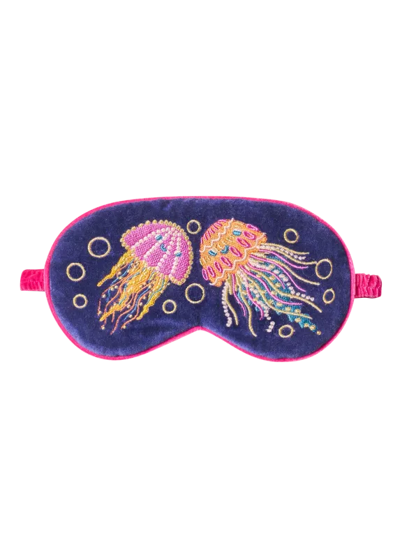 Powder Lavender Eye Mask Jolly Jellies Navy