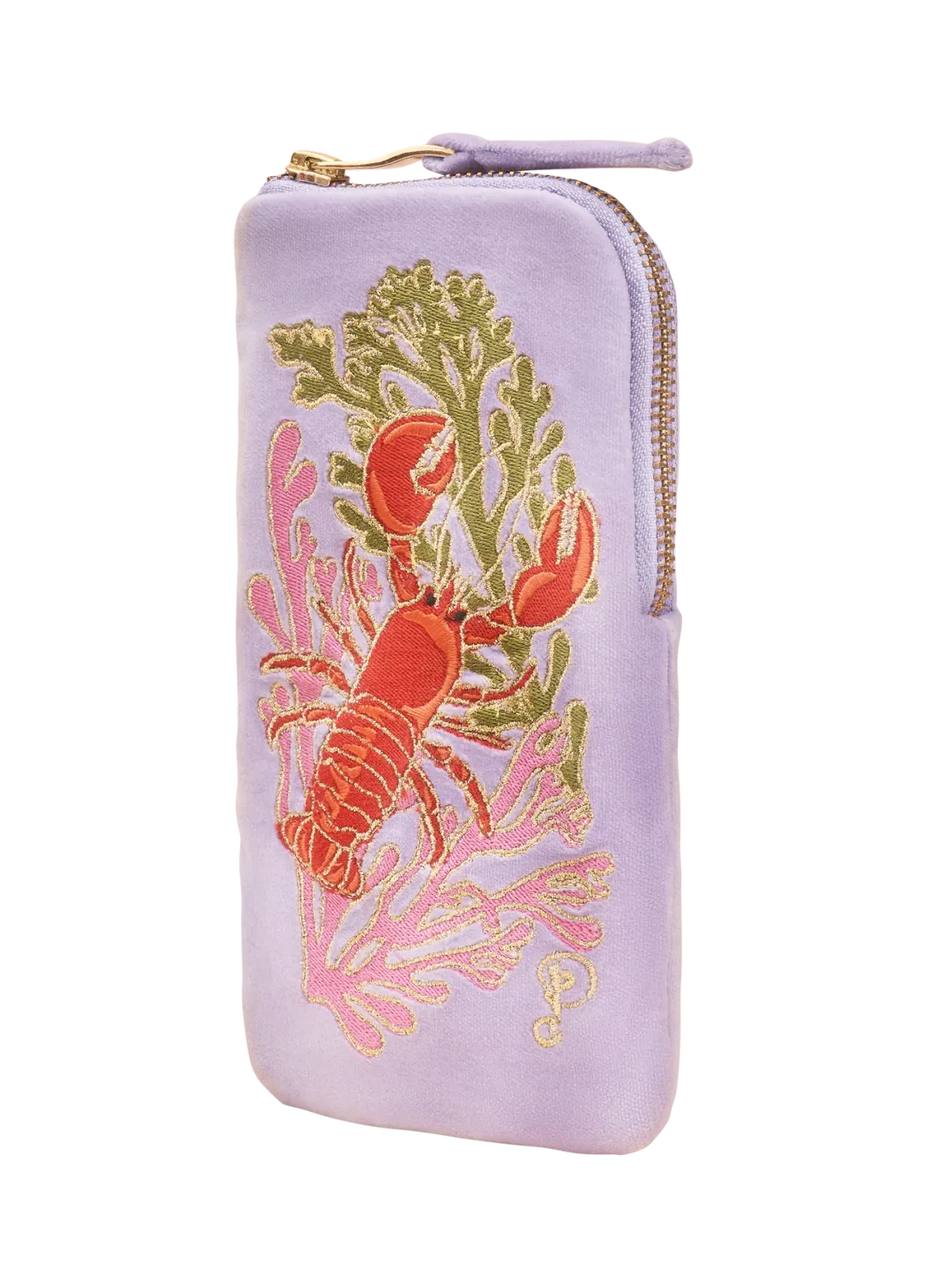 Powder Sunglass Pouch Lobster Buddies Lavender