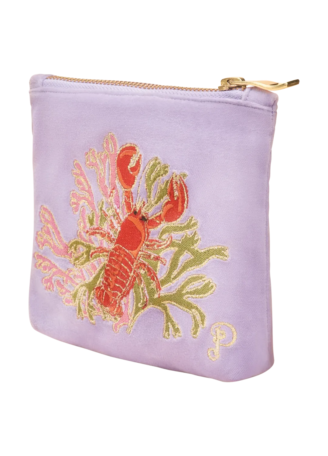 Powder Mini Pouch Lobster Buddies Lavender